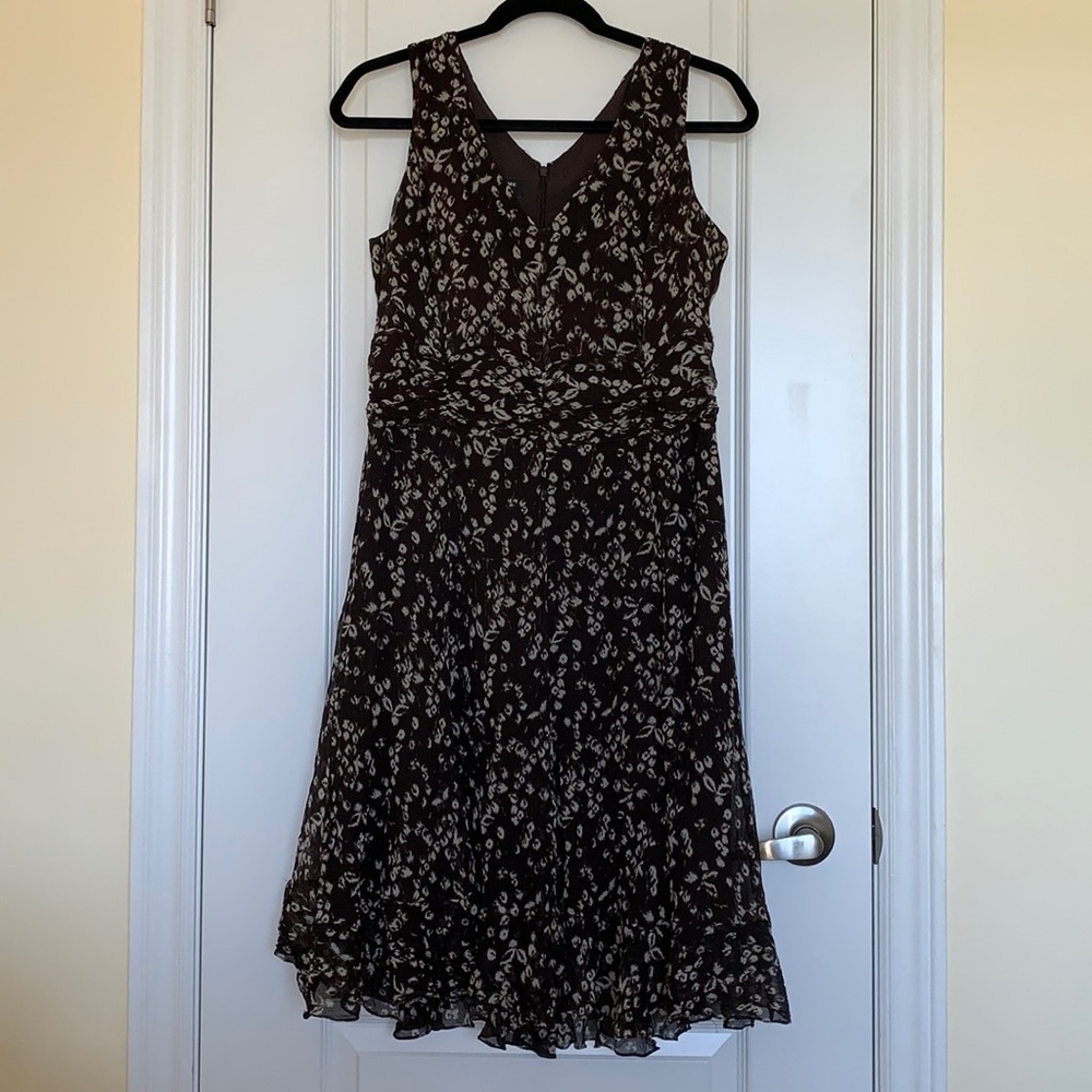 JONES NEW YORK BROWN DRESS SIZE 10
